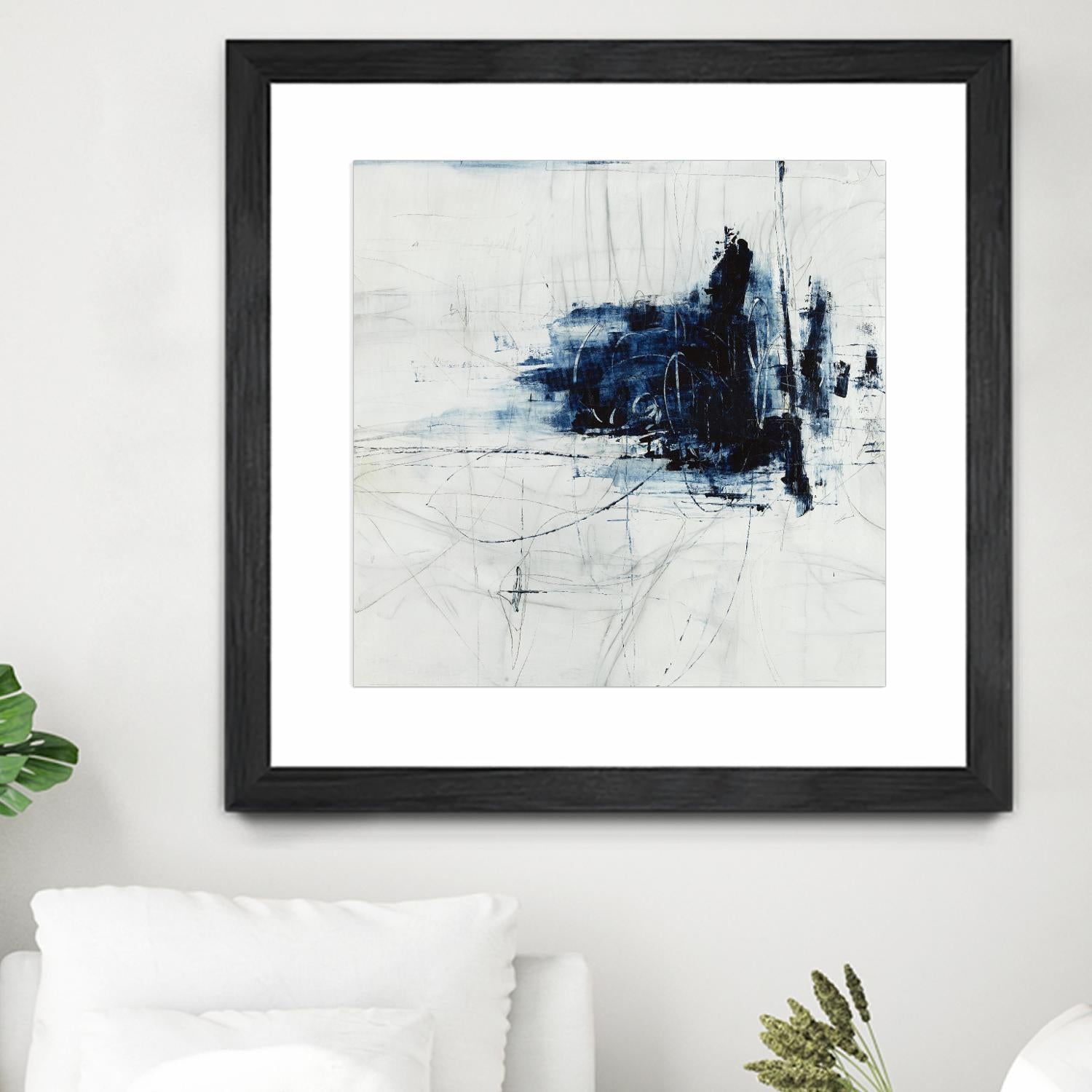 Superior by Daleno Art on GIANT ART - blue abstract abstrait 