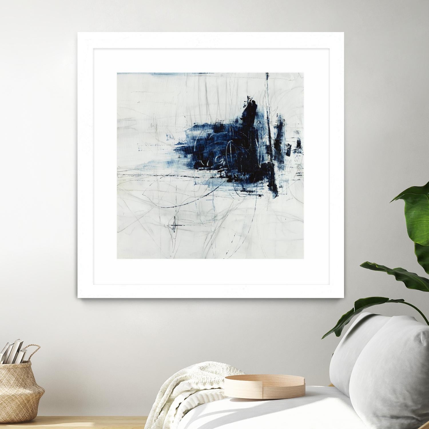 Superior by Daleno Art on GIANT ART - blue abstract abstrait 