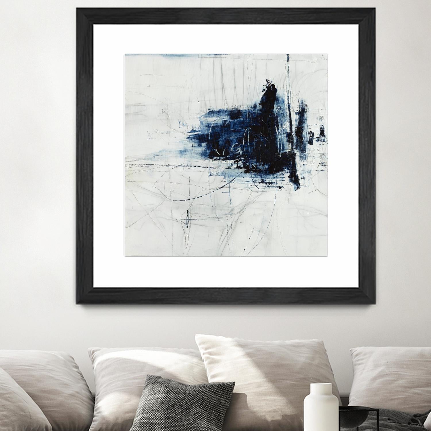 Superior by Daleno Art on GIANT ART - blue abstract abstrait 