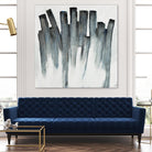 Graphite Spirits by Daleno Art on GIANT ART - blue abstract abstrait 