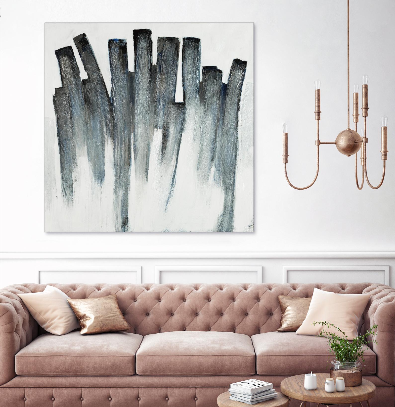 Graphite Spirits by Daleno Art on GIANT ART - blue abstract abstrait 