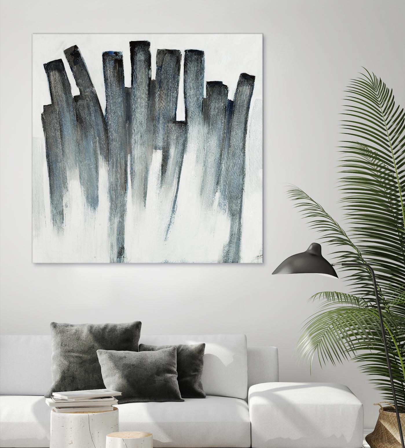 Graphite Spirits by Daleno Art on GIANT ART - blue abstract abstrait 
