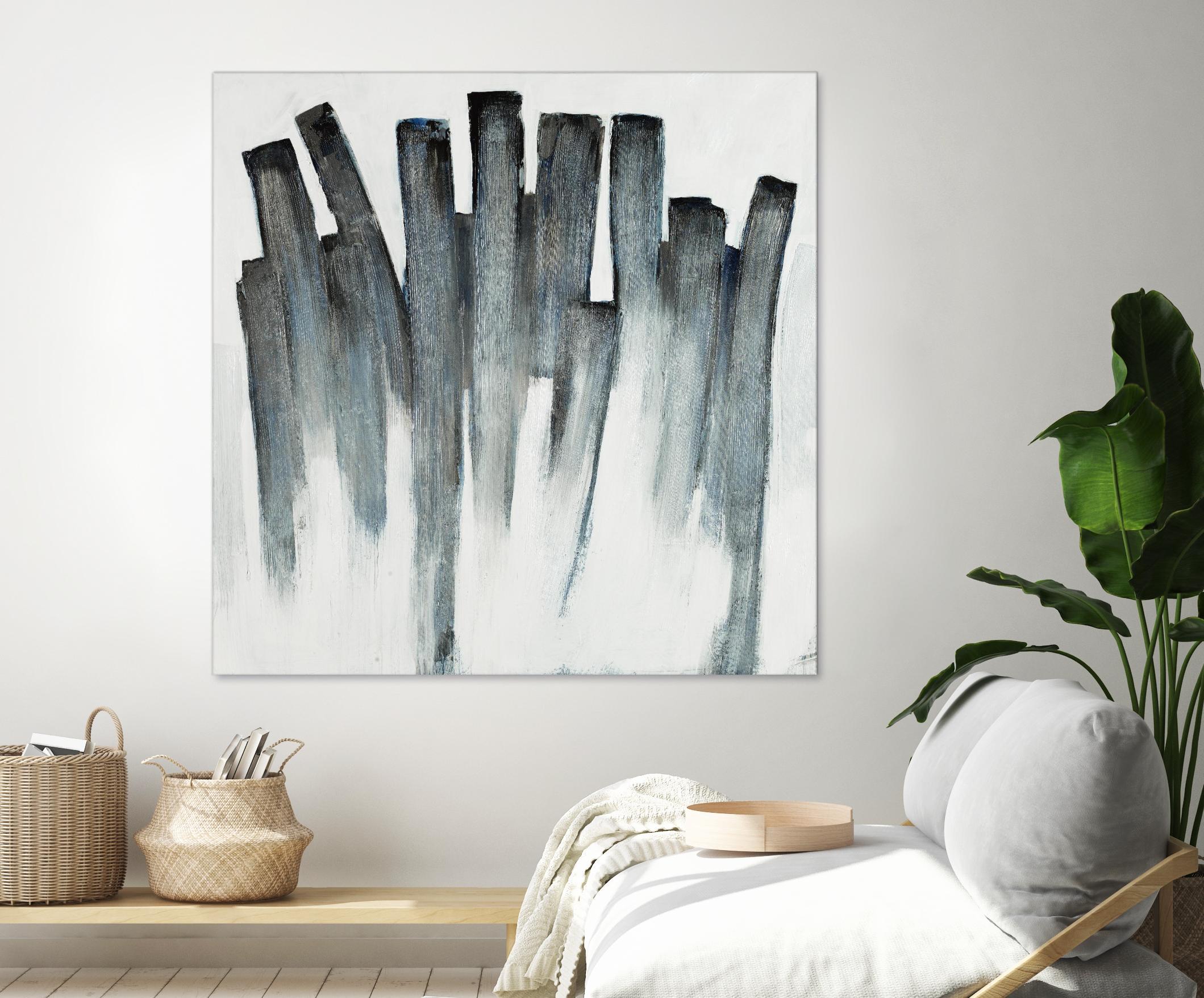 Graphite Spirits by Daleno Art on GIANT ART - blue abstract abstrait 