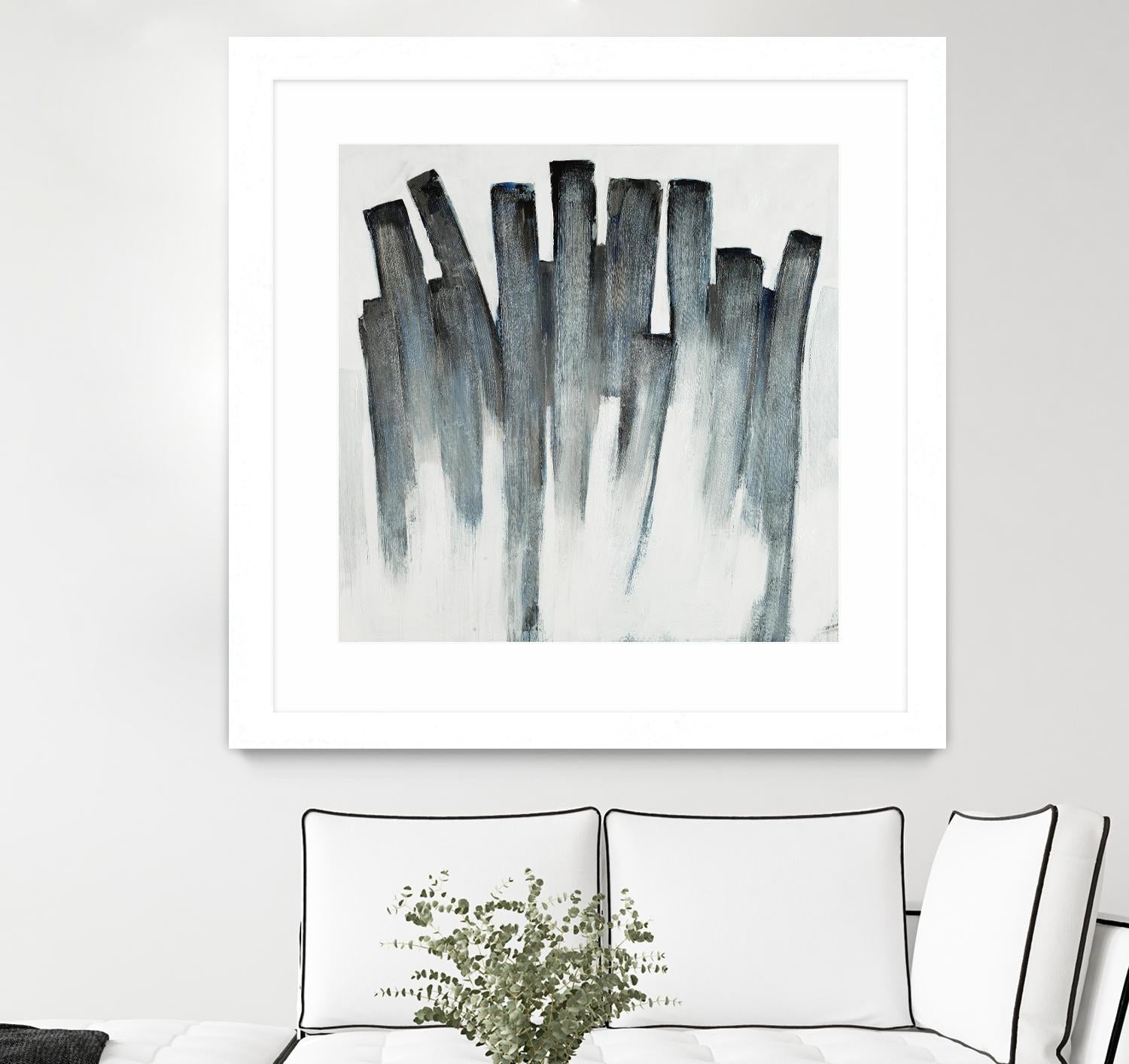 Graphite Spirits by Daleno Art on GIANT ART - blue abstract abstrait 