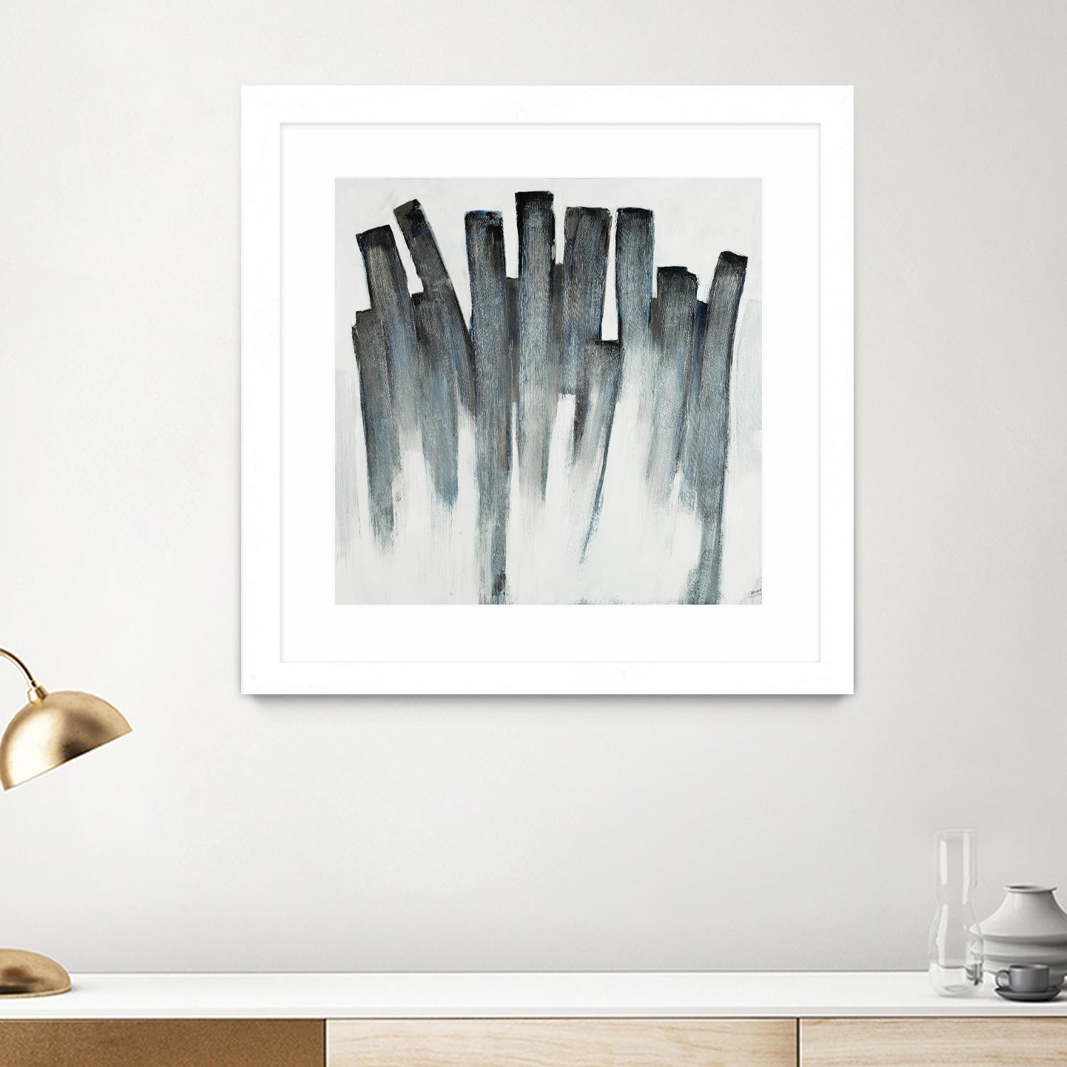 Graphite Spirits by Daleno Art on GIANT ART - blue abstract abstrait 