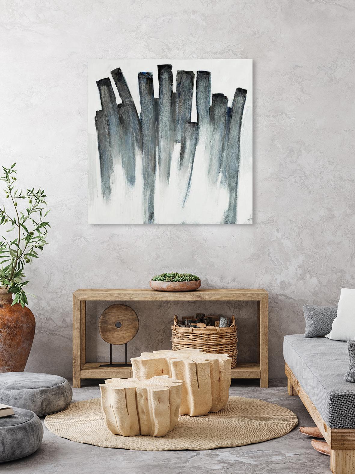 Graphite Spirits by Daleno Art on GIANT ART - blue abstract abstrait 