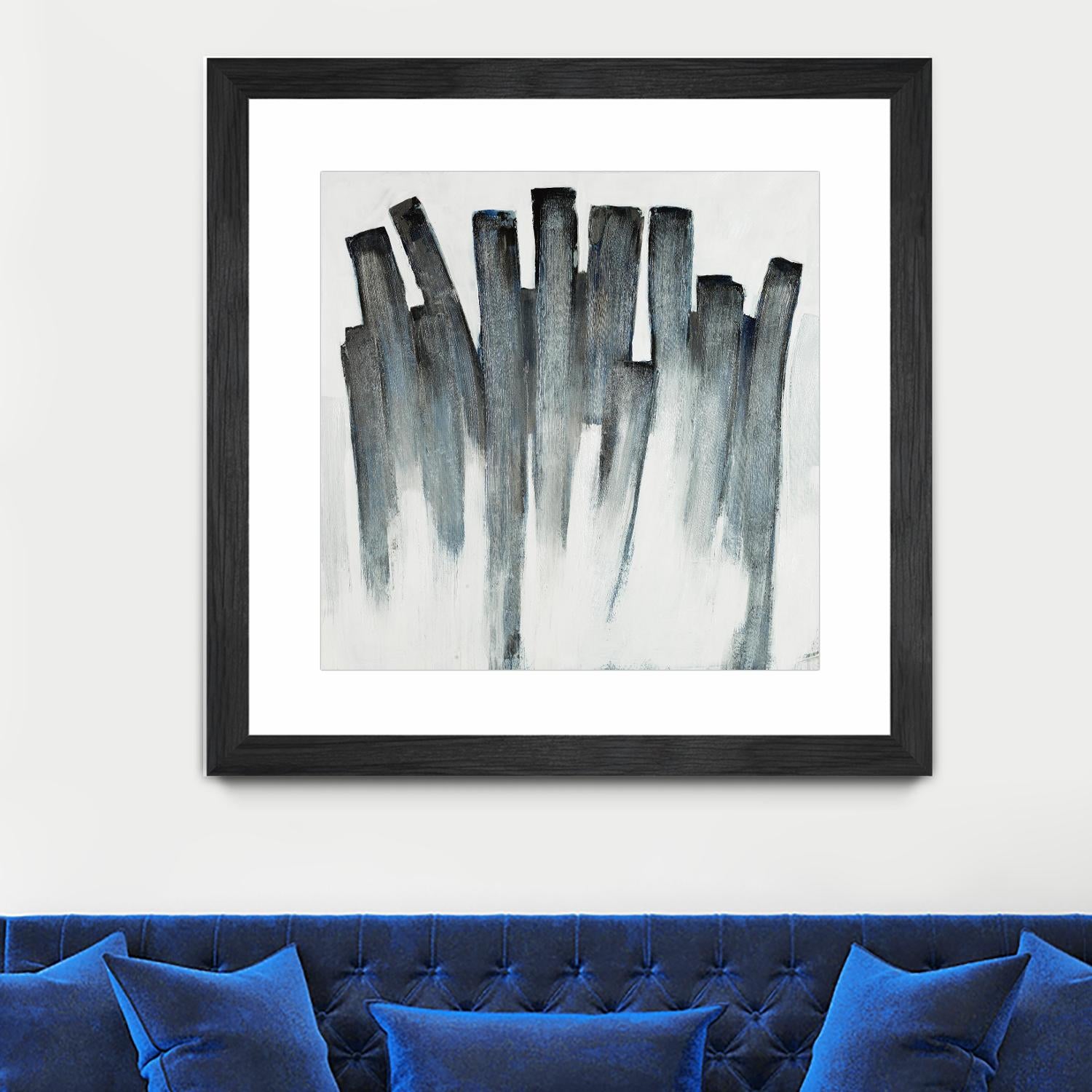 Graphite Spirits by Daleno Art on GIANT ART - blue abstract abstrait 