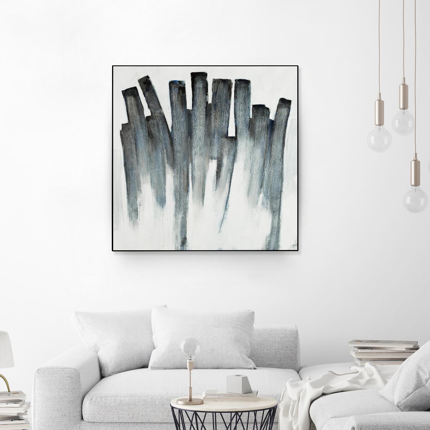 Graphite Spirits by Daleno Art on GIANT ART - blue abstract abstrait 