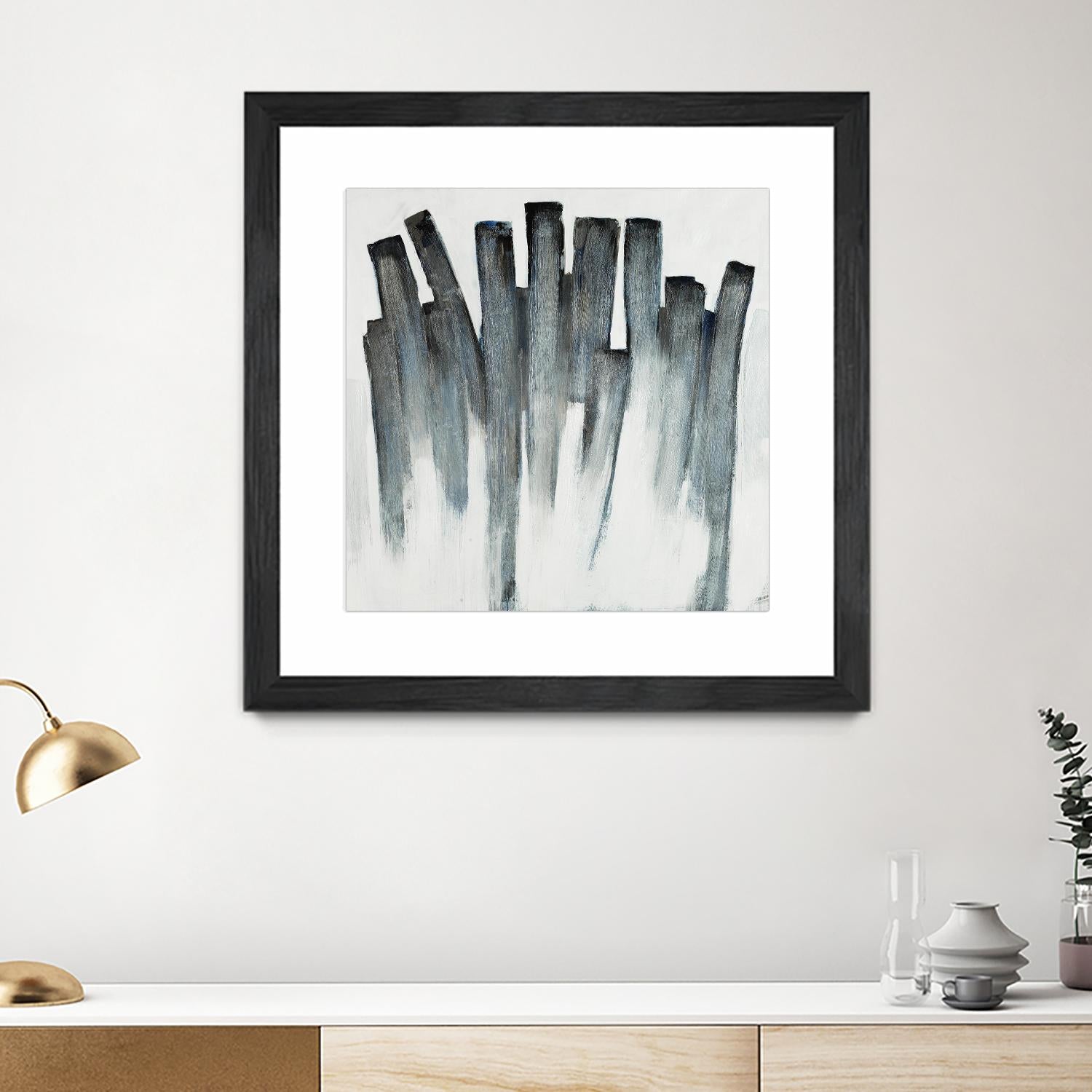 Graphite Spirits by Daleno Art on GIANT ART - blue abstract abstrait 
