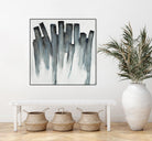 Graphite Spirits by Daleno Art on GIANT ART - blue abstract abstrait 
