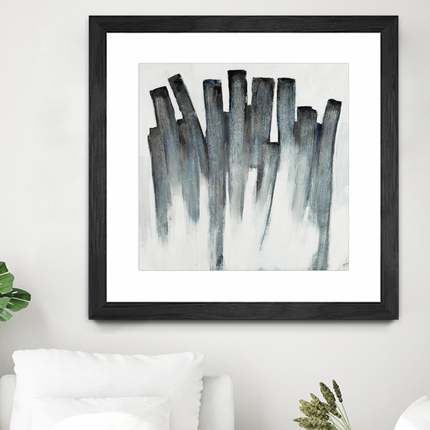 Graphite Spirits by Daleno Art on GIANT ART - blue abstract abstrait 