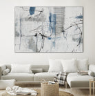 Life Outside The Bubble I by Daleno Art on GIANT ART - blue