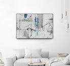 Life Outside The Bubble I by Daleno Art on GIANT ART - blue