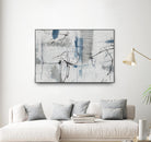 Life Outside The Bubble I by Daleno Art on GIANT ART - blue