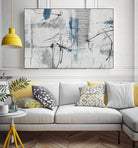 Life Outside The Bubble I by Daleno Art on GIANT ART - blue