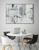 Life Outside The Bubble I by Daleno Art on GIANT ART - blue