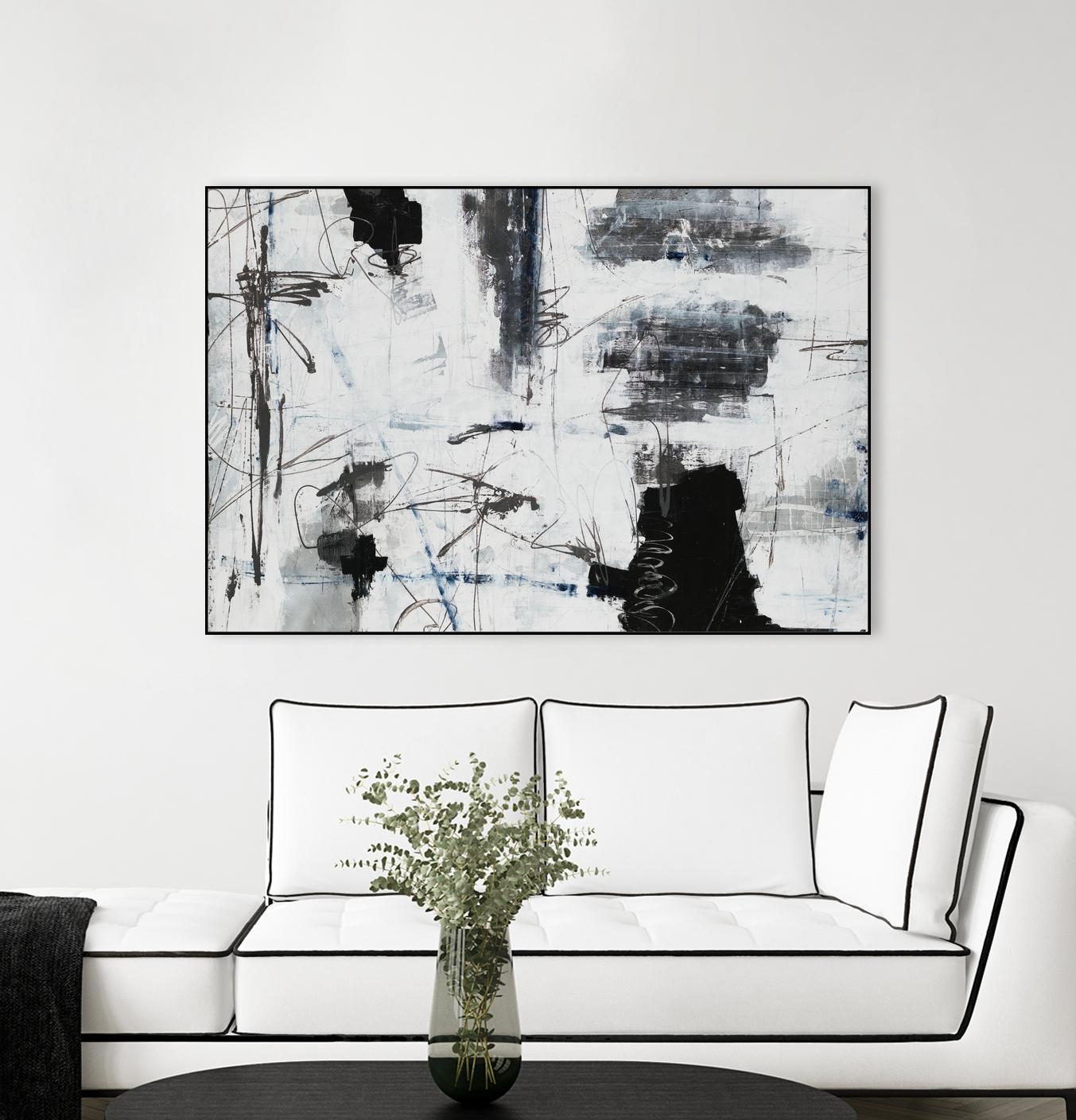 Light Traffic by Daleno Art on GIANT ART - white abstract
