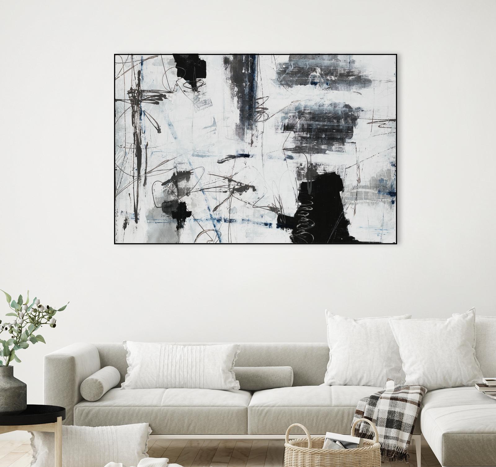 Light Traffic by Daleno Art on GIANT ART - white abstract