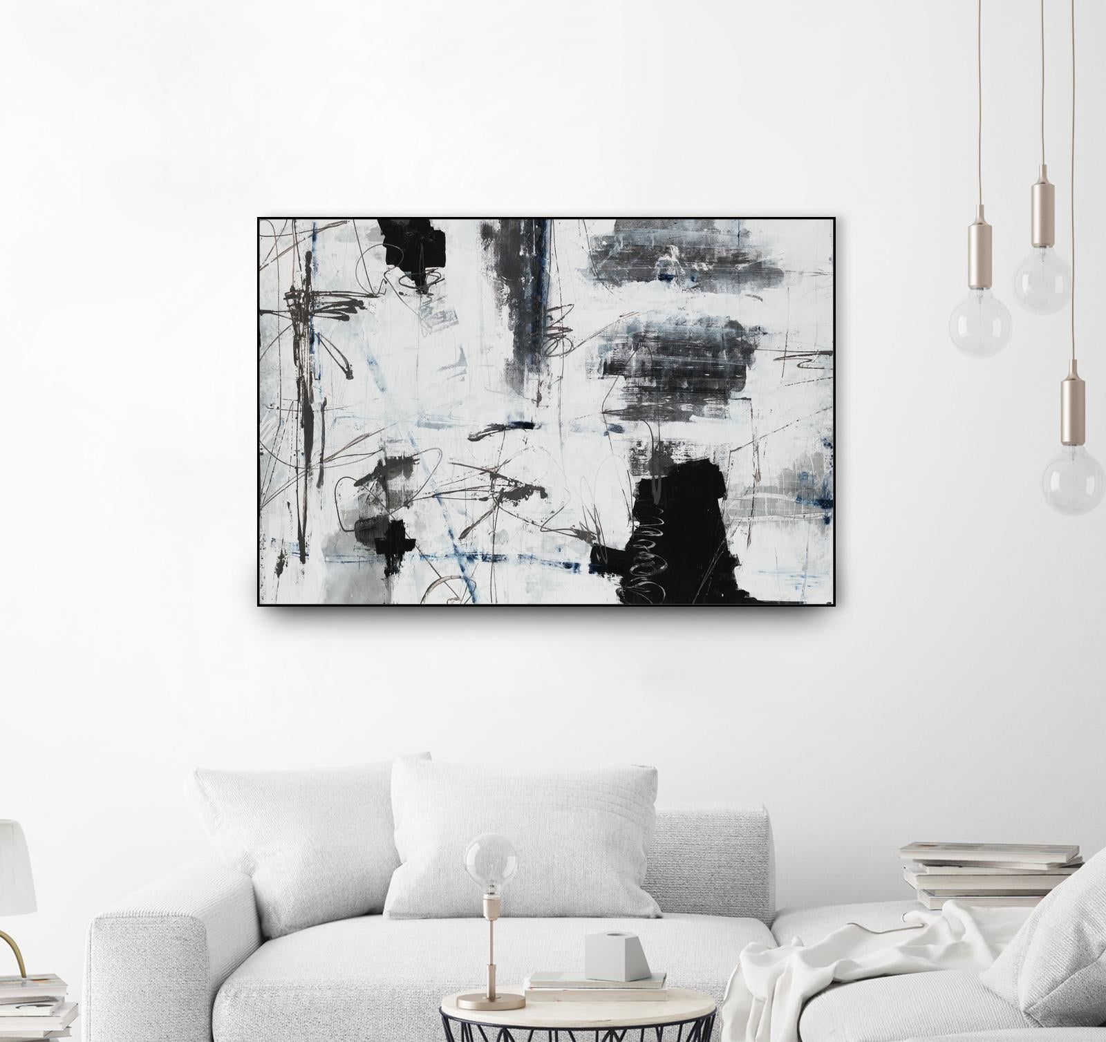 Light Traffic by Daleno Art on GIANT ART - white abstract