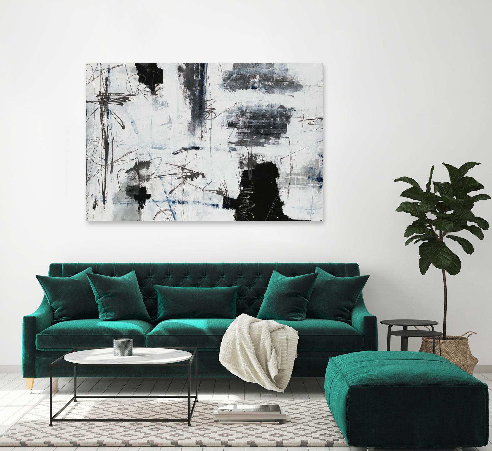 Light Traffic by Daleno Art on GIANT ART - white abstract