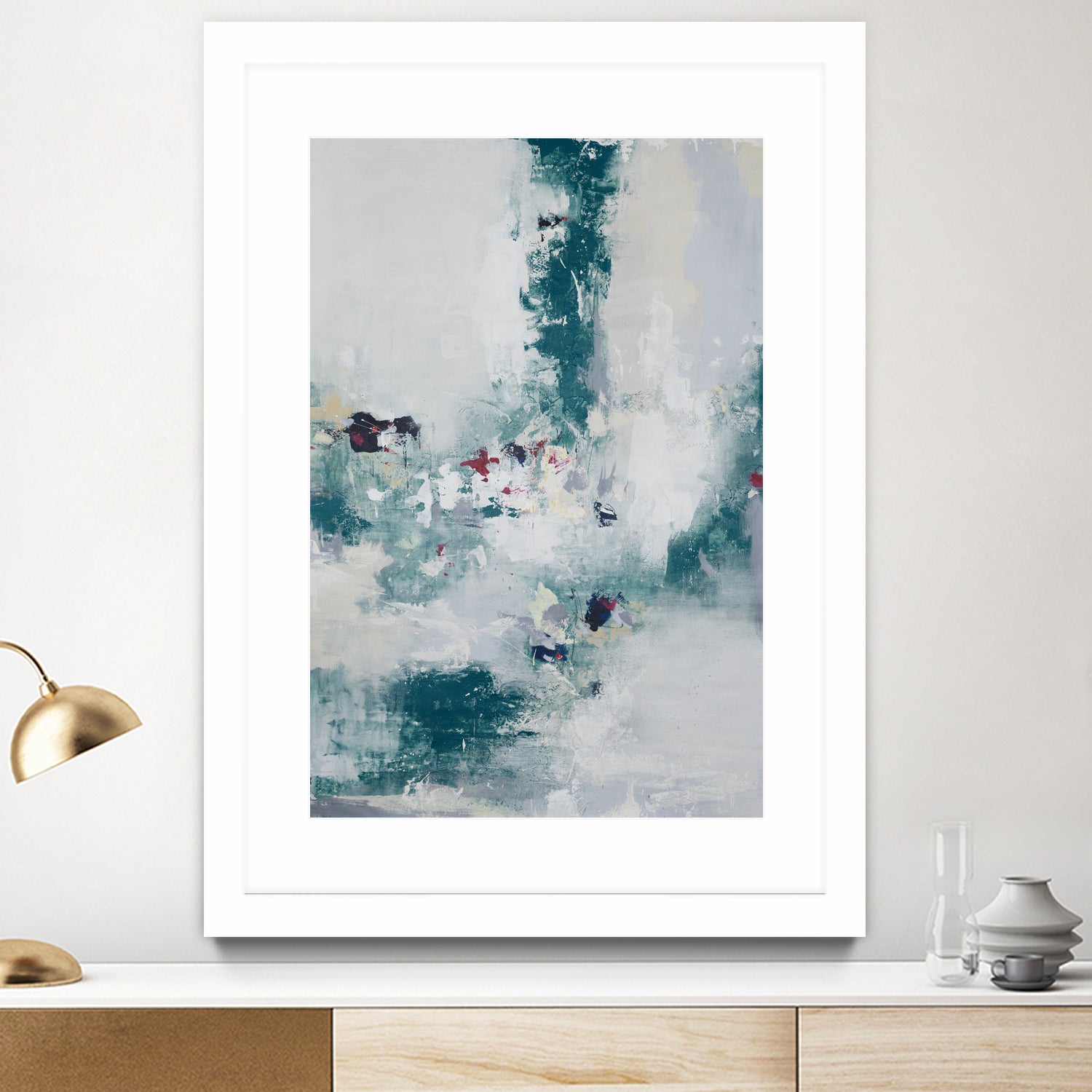 Awakened By A Dream I by Daleno Art on GIANT ART - blue abstract