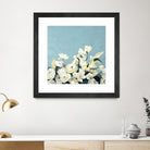 Blue Sky Blooms by Daleno Art on GIANT ART - white florals nature