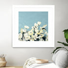 Blue Sky Blooms by Daleno Art on GIANT ART - white florals nature