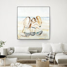 Girls Weekend by Daleno Art on GIANT ART - figurative beach