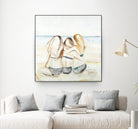Girls Weekend by Daleno Art on GIANT ART - figurative beach
