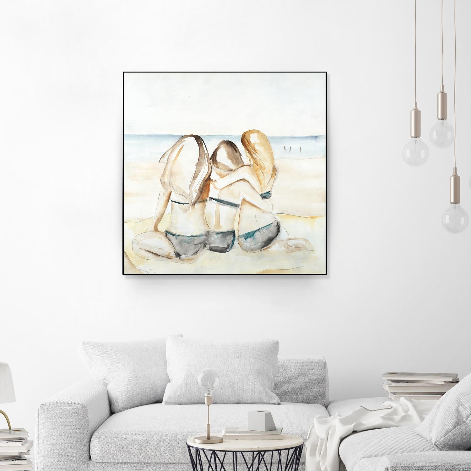 Girls Weekend by Daleno Art on GIANT ART - figurative beach