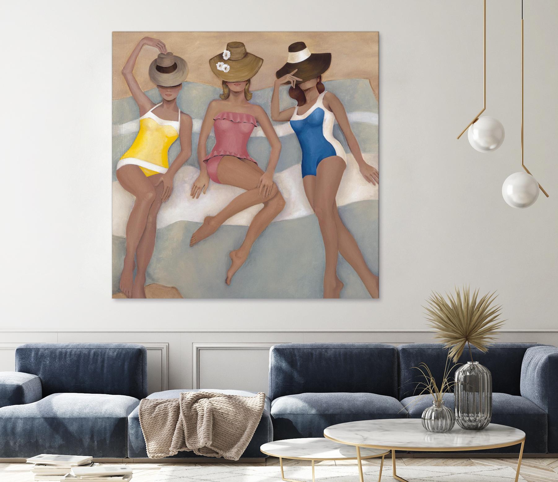 The Orange County Club.tif by Daleno Art on GIANT ART - beige  costal beach