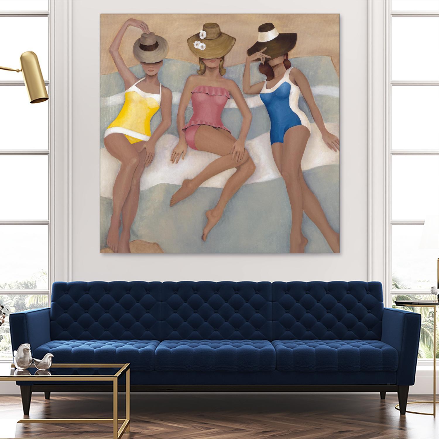 The Orange County Club.tif by Daleno Art on GIANT ART - beige  costal beach