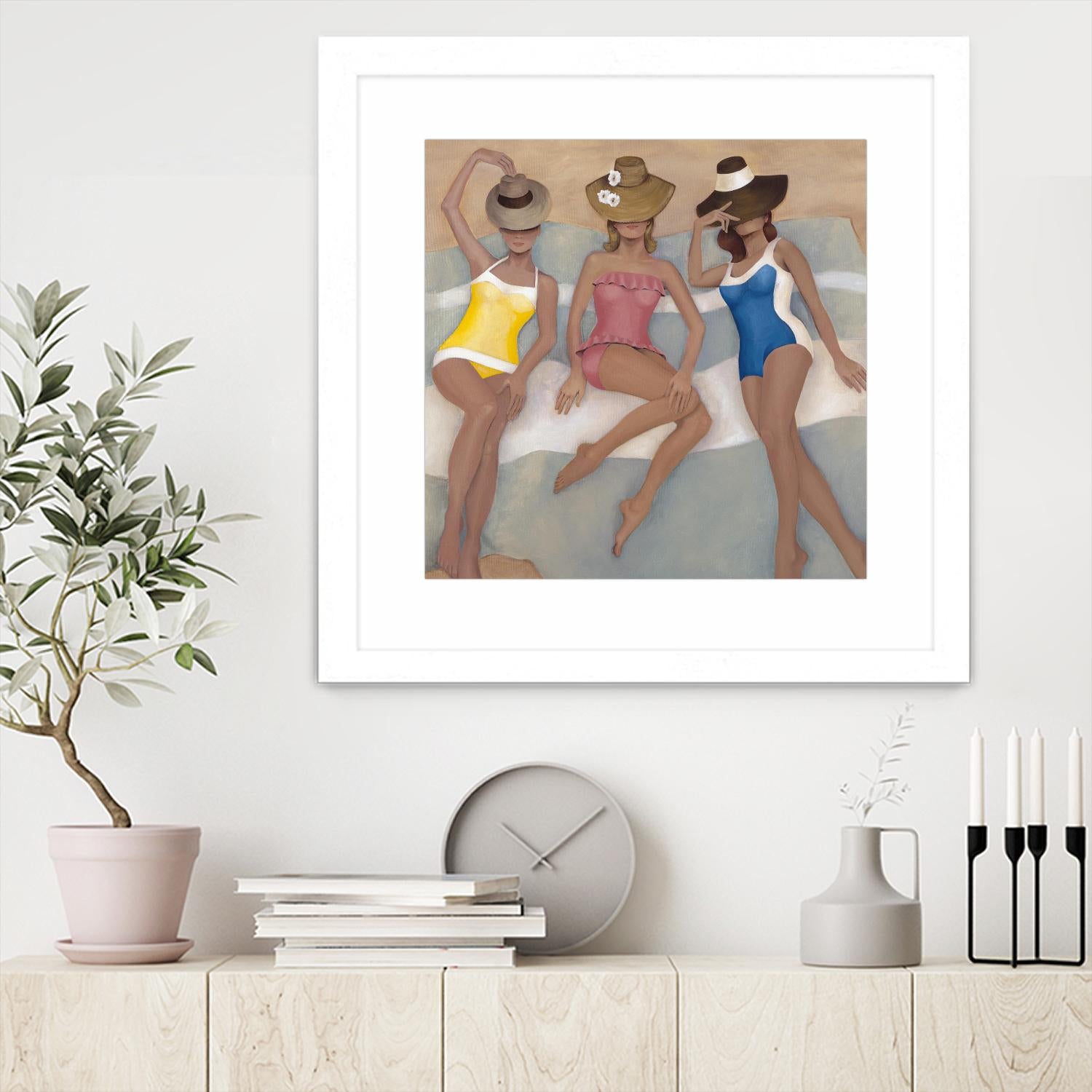 The Orange County Club.tif by Daleno Art on GIANT ART - beige  costal beach