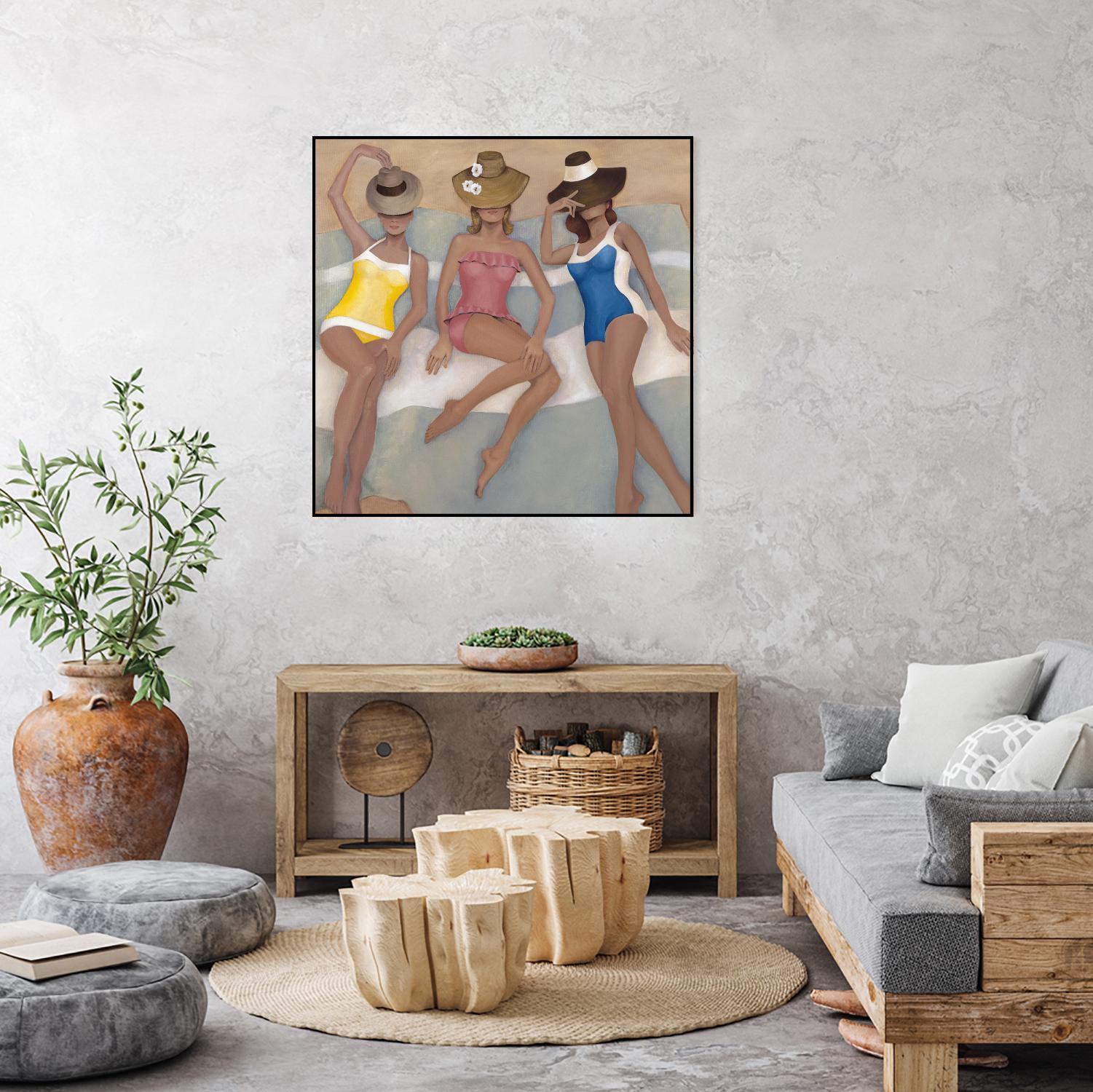 The Orange County Club.tif by Daleno Art on GIANT ART - beige  costal beach