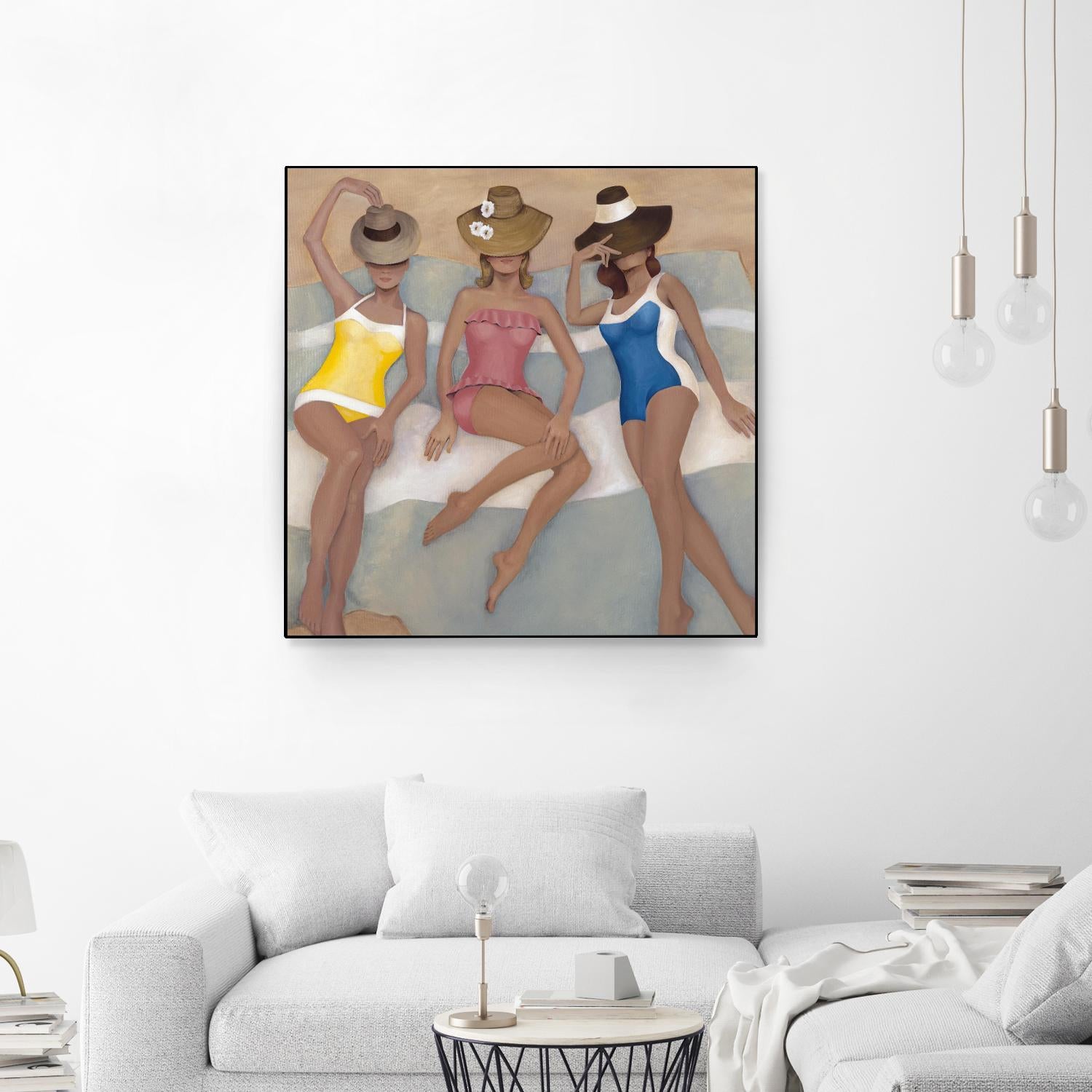 The Orange County Club.tif by Daleno Art on GIANT ART - beige  costal beach