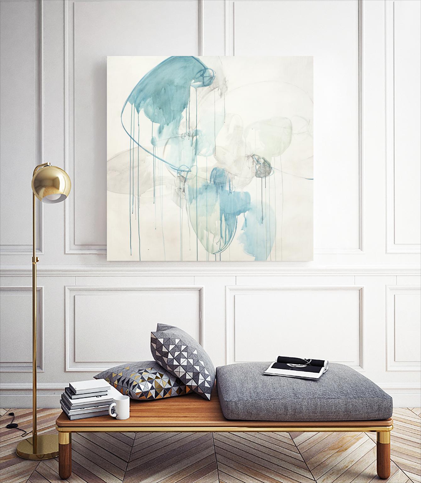Inducted by Daleno Art on GIANT ART - blue abstract