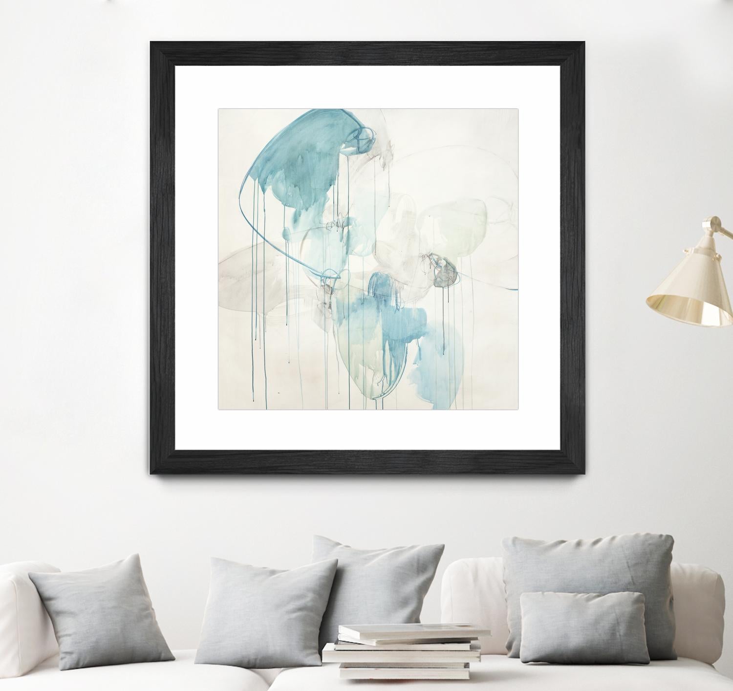Inducted by Daleno Art on GIANT ART - blue abstract