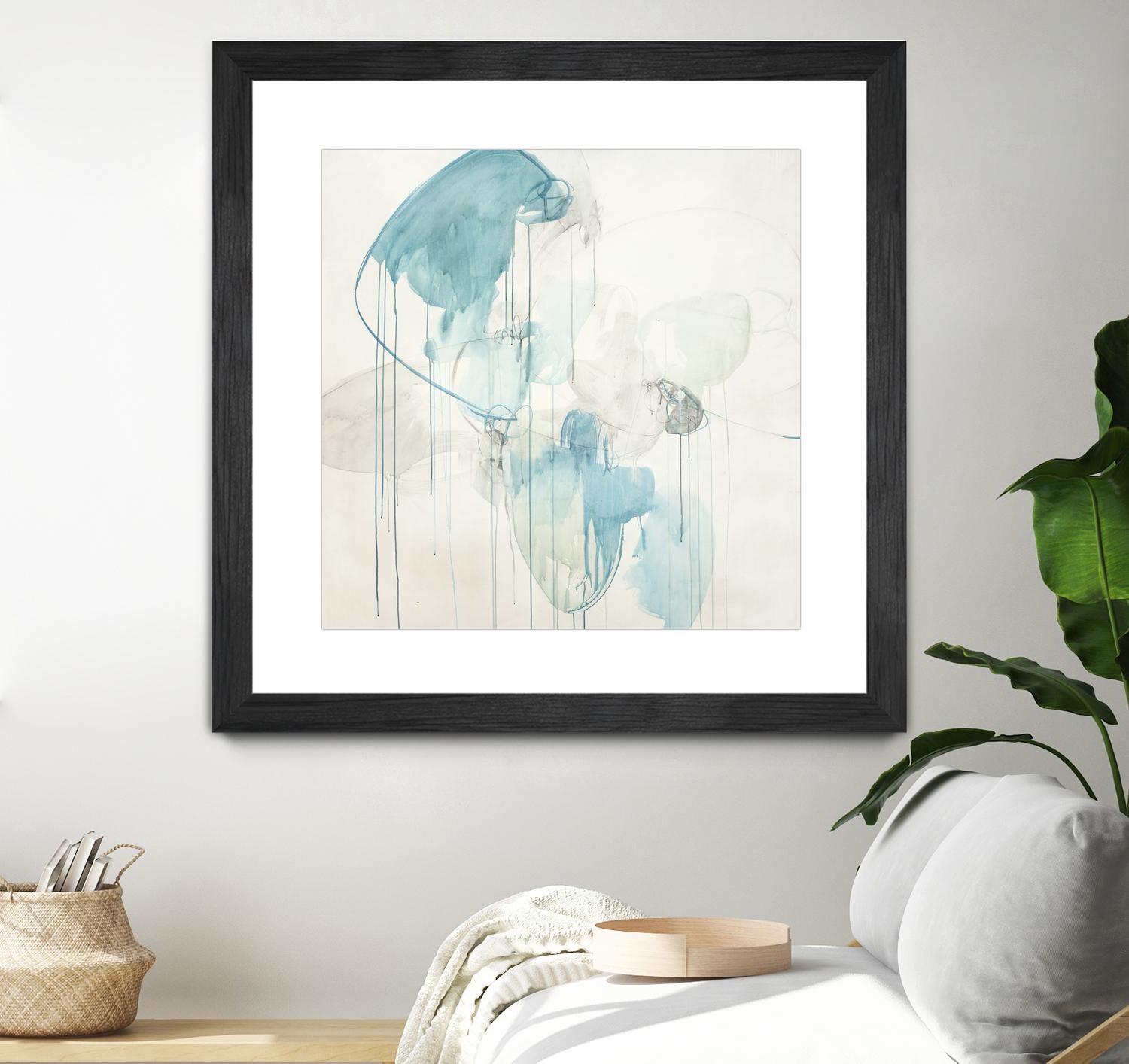 Inducted by Daleno Art on GIANT ART - blue abstract