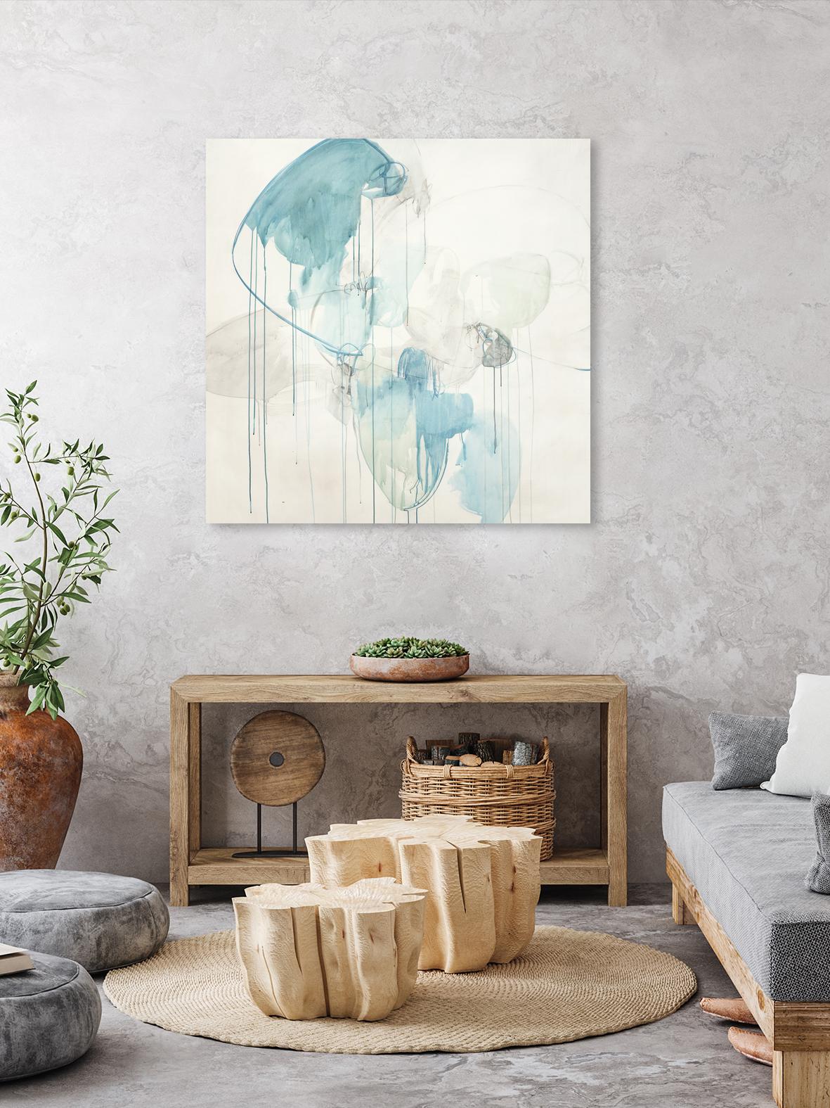 Inducted by Daleno Art on GIANT ART - blue abstract