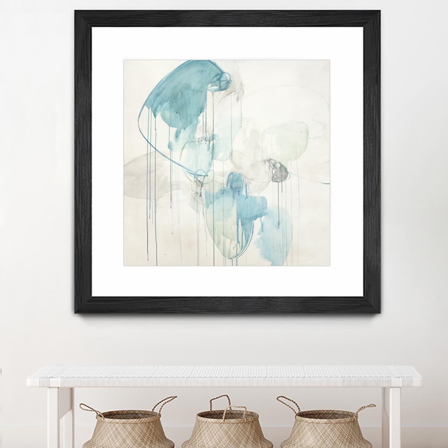 Inducted by Daleno Art on GIANT ART - blue abstract