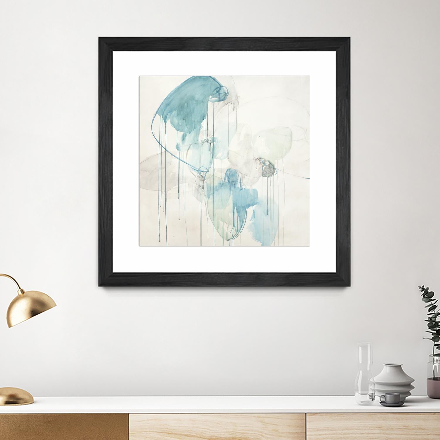 Inducted by Daleno Art on GIANT ART - blue abstract