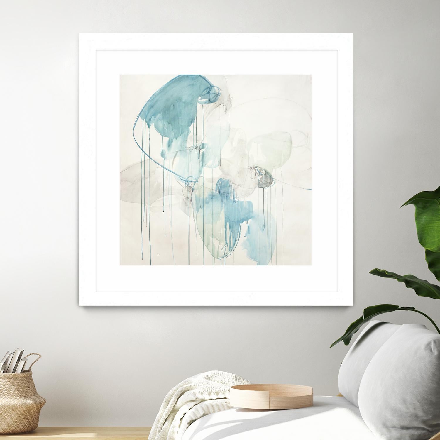 Inducted by Daleno Art on GIANT ART - blue abstract