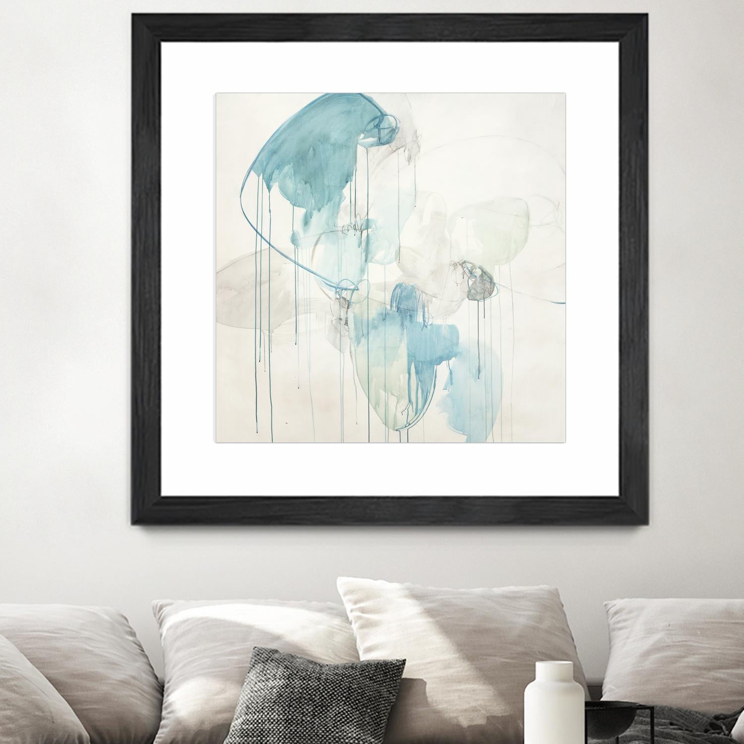 Inducted by Daleno Art on GIANT ART - blue abstract