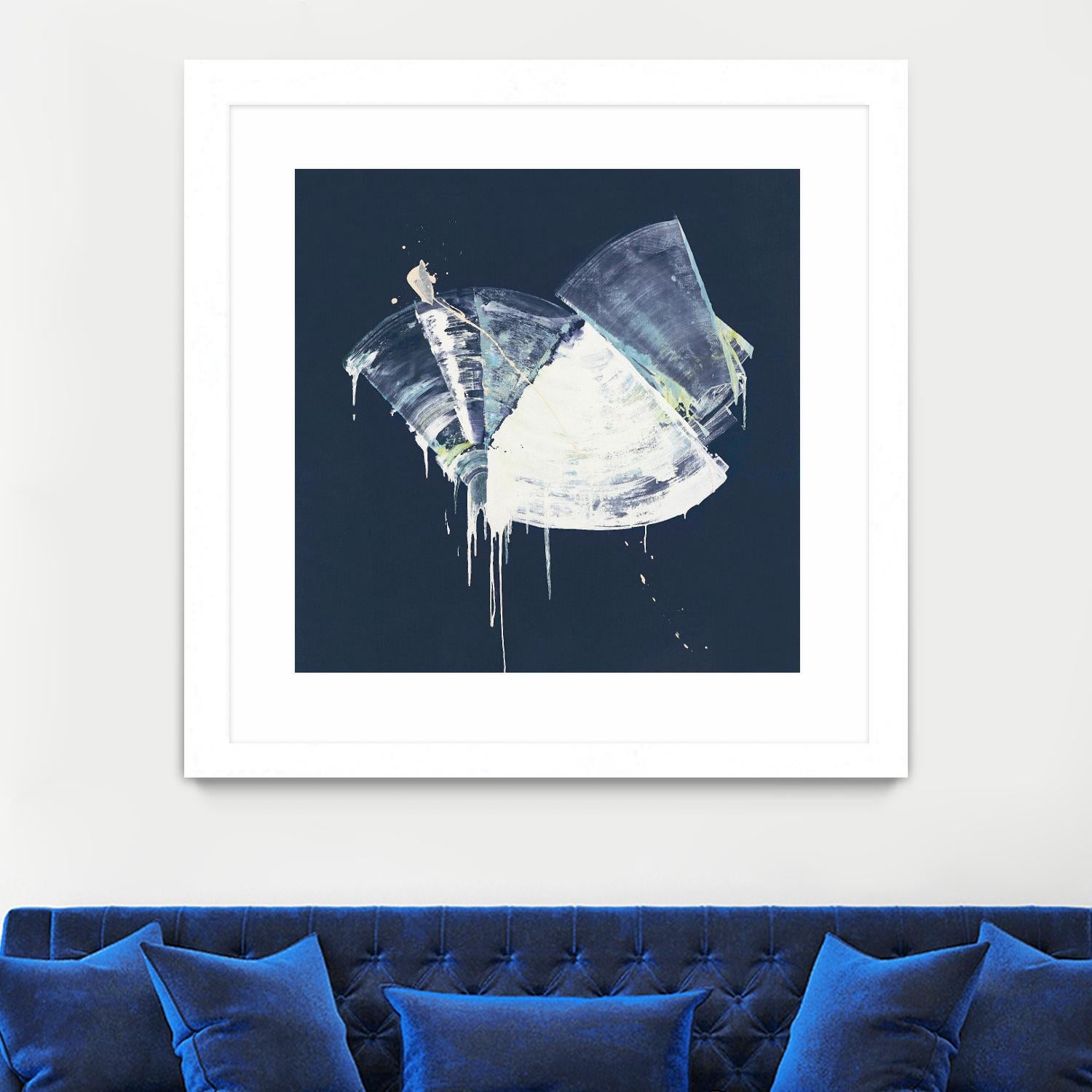 Bells in Motion by Daleno Art on GIANT ART - green abstract abstrait 