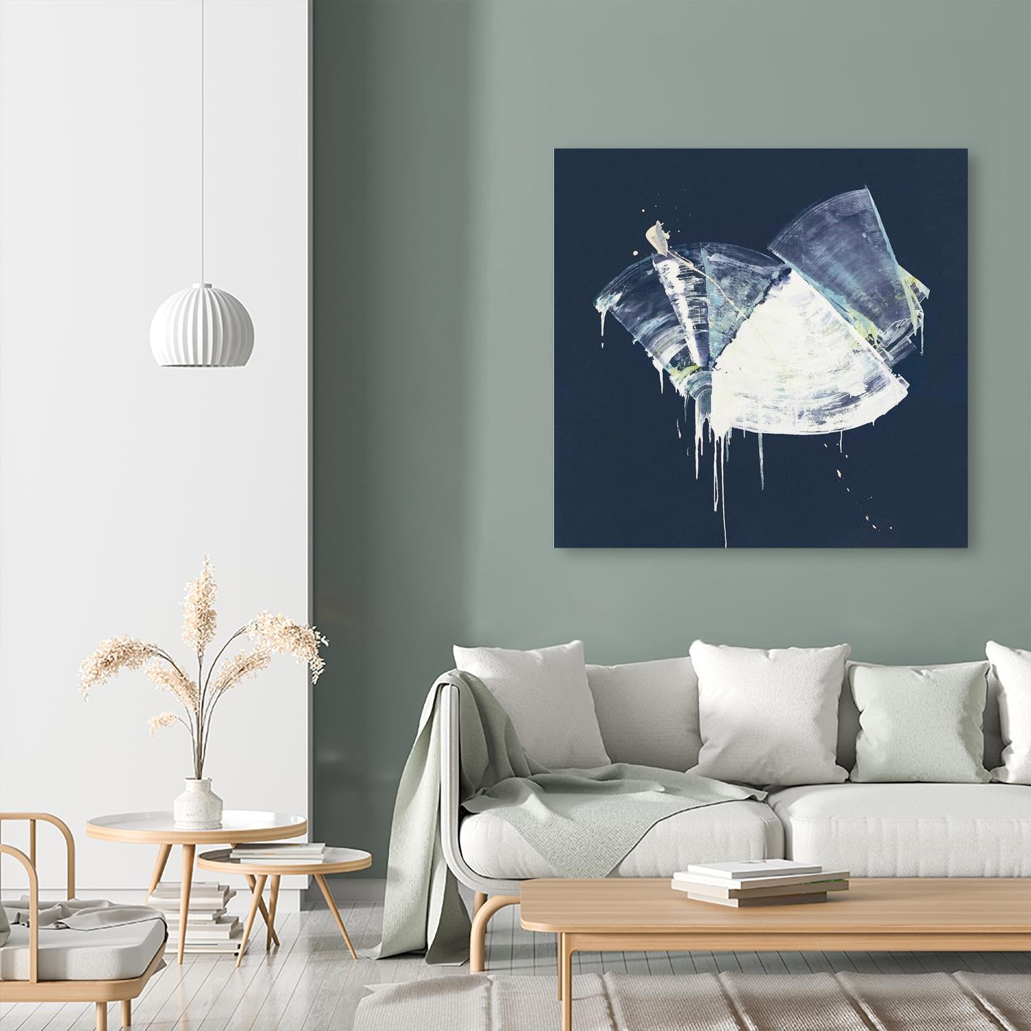 Bells in Motion by Daleno Art on GIANT ART - green abstract abstrait 
