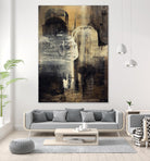 Crossing Into Canes by Daleno Art on GIANT ART - white abstract abstrait
