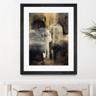 Crossing Into Canes by Daleno Art on GIANT ART - white abstract abstrait