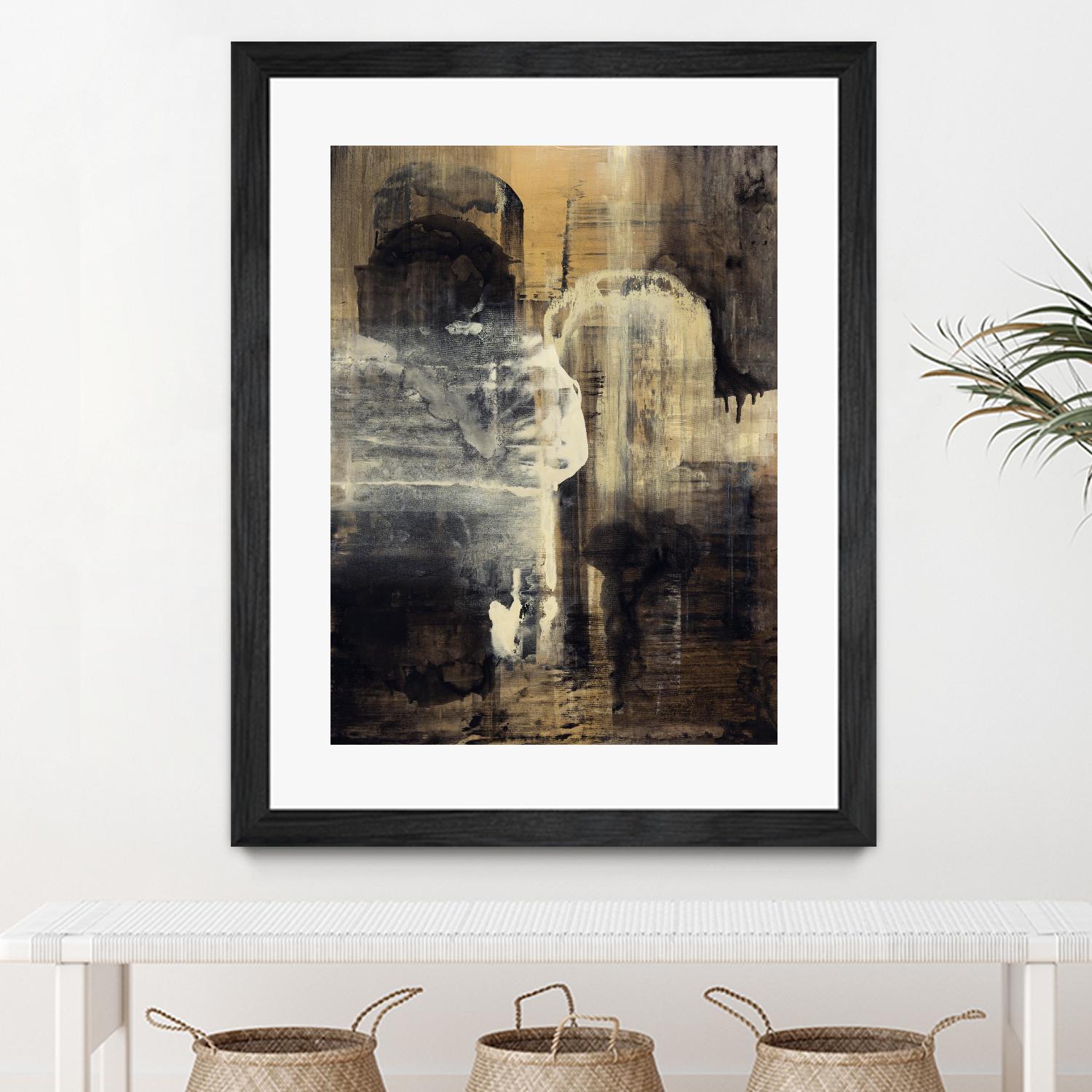 Crossing Into Canes by Daleno Art on GIANT ART - white abstract abstrait