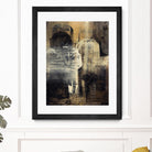 Crossing Into Canes by Daleno Art on GIANT ART - white abstract abstrait