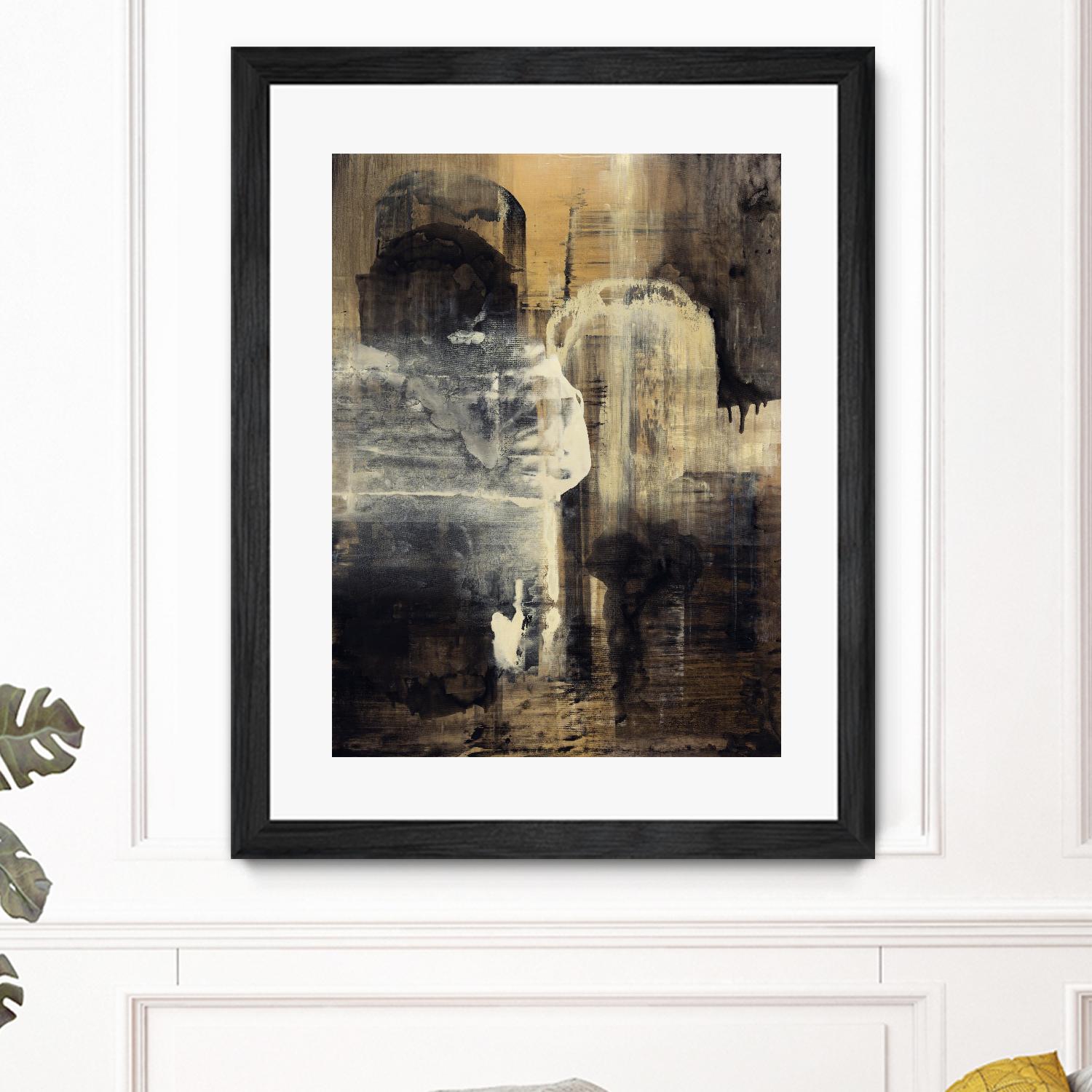 Crossing Into Canes by Daleno Art on GIANT ART - white abstract abstrait